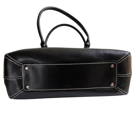 NWOT Kate Spade Black Leather Wellesley Fallon Large Tote Bag